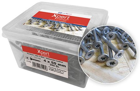 bauXpert Schrauben Edelstahl Da ist mehr für Sie drin, in jedem Schraubeneimer befinden sich zwei Bits