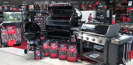 Weber Grillshop im Baumarkt Barmstedt